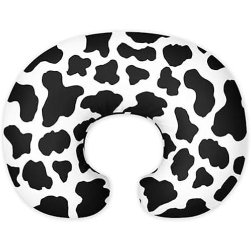 Nursing Pillow Cover Cow Print Breast Feeding Pillows for Babies Boys & Girls Soft Breathable Nursing Pillow Case U Shaped Nursing Pillow Slipcovers for Breastfeeding Mom