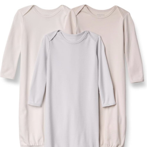 Amazon Essentials Unisex Babies' Long Sleeve Sleeper Cotton Gown