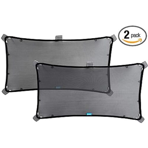 Munchkin® Brica® Magnetic Stretch to Fit™ Sun Shade, Black, 2 Pack - 2pk Shade