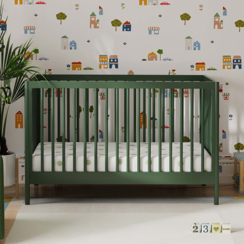 daVinci Birdie 3-in-1 Convertible Crib - Forest Green