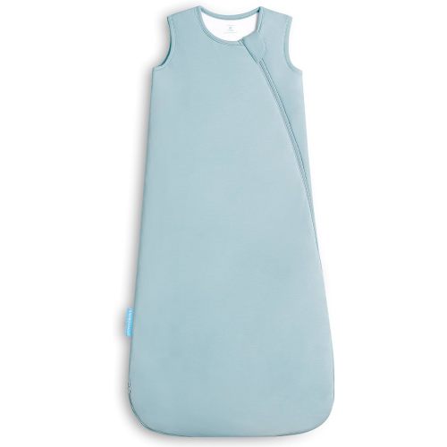 Soft Breathable Sleep Sack, 1.0 TOG Bamboo Viscose Wearable Blanket Baby, Baby Sleeping Bag with 2-Way Zipper