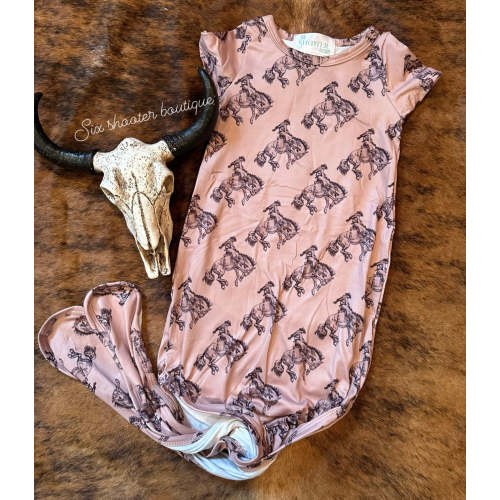 Little bronc rider newborn sleep sack