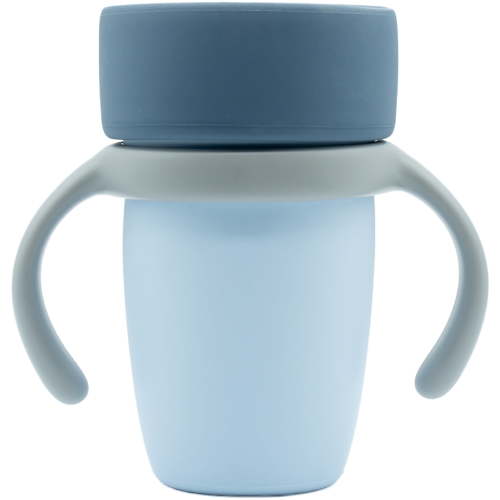 WeeSprout Baby Training Cup - Silicone Sippy Cup with Removable Handles for Weaning Off Bottle
