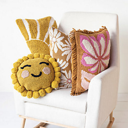 Storied Home Sun Shaped Pillow