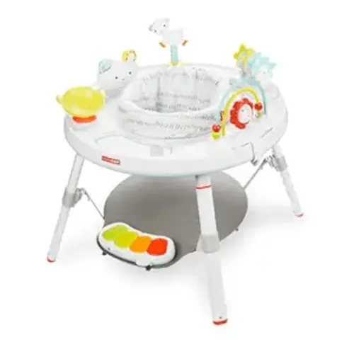 Skip Hop Baby Activity Center: Interactive Play Center with 3-Stage Grow-with-Me Functionality, 4mo+, Silver Lining Cloud