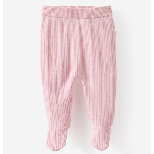Baby Pink Organic Knit Pointelle Legging | Cotton On Kids Australia