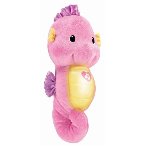 Fisher-Price Ocean Wonders Soothe & Glow Seahorse, Pink