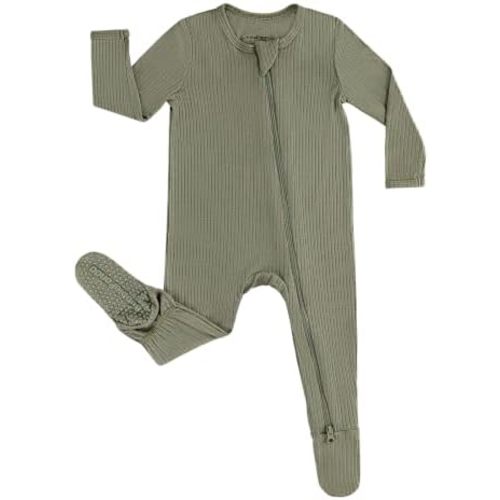 BubblePanda Rayon Made From Bamboo Baby Pajamas Unisex Newborn Sleepers