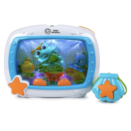 Baby Einstein Sea Dreams Soother Musical Crib Toy and Sound Machine, Newborn and up