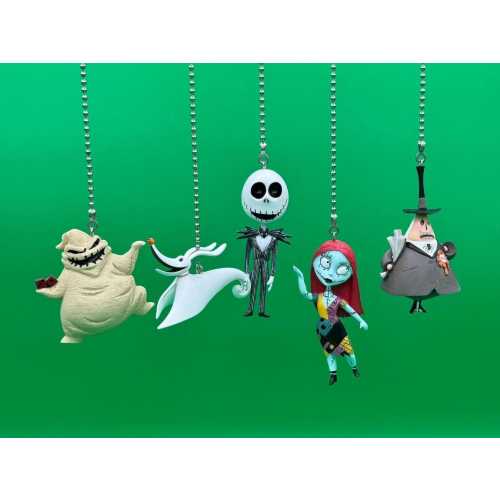 Nightmare Before Christmas Ceiling Fan/Lights Pull Chains Characters - Jack Skellington, Sally, Zero, Oogie Boogie, Mayor of Halloween Town
