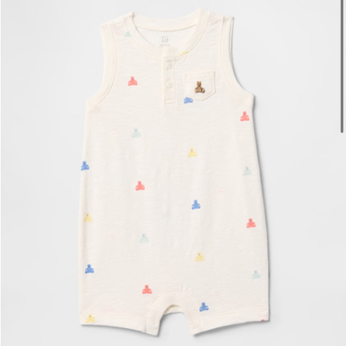 Baby Organic Cotton Shorty One-Piece | Gap