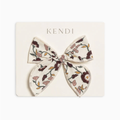 Poplin Bow Clip
