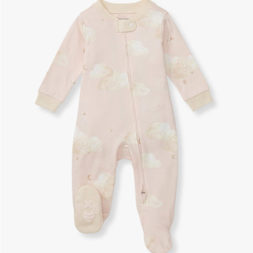 Burt's Bees Baby Boys Footless Pajamas, Sleep and Play Loose Fit, 100% Organic Cotton Soft One-piece PJs, Sizes NB to 6-9 Months