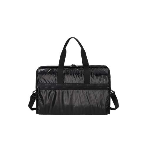 Shiny Black Deluxe Large Weekender | LeSportsac