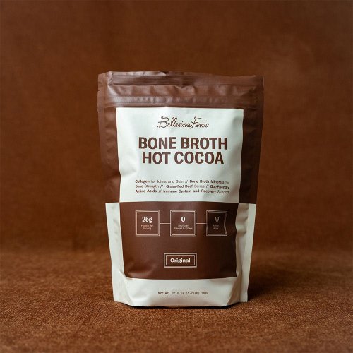 Bone Broth Hot Cocoa | 25g Protein Hot Chocolate | Ballerina Farm