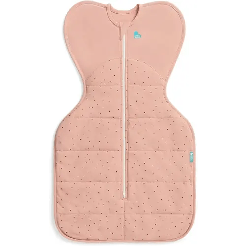 Love to Dream Warm Swaddle UP 2.5 TOG Baby Sleep Sack for Autumn & Winter | Arms Up Position for Self-Soothing, Calms Startle Reflex | Small 8-13 lbs, Rose