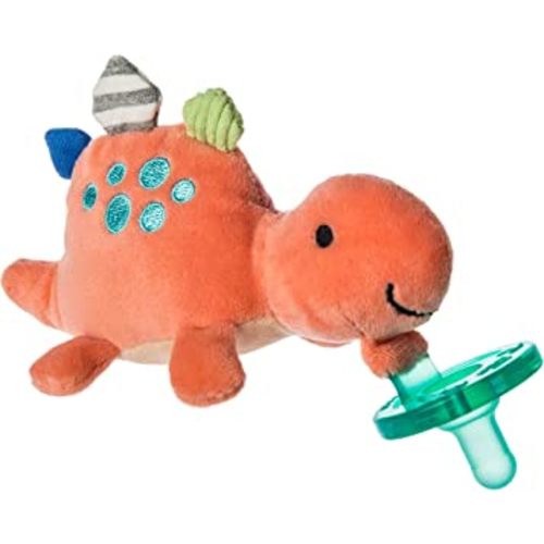 Mary Meyer WubbaNub Infant Pacifier, 6-Inches, Pebblesaurus Dinosaur