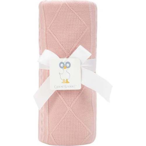 GooseWaddle Knit Blanket, Rose - GooseWaddle | Maisonette