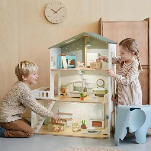 Sagewood Wooden Dollhouse for Kids Ages 3+ | Giant Bean – Giant bean