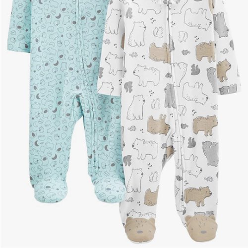 Footy sleepers, 2pcs (6-9 months)