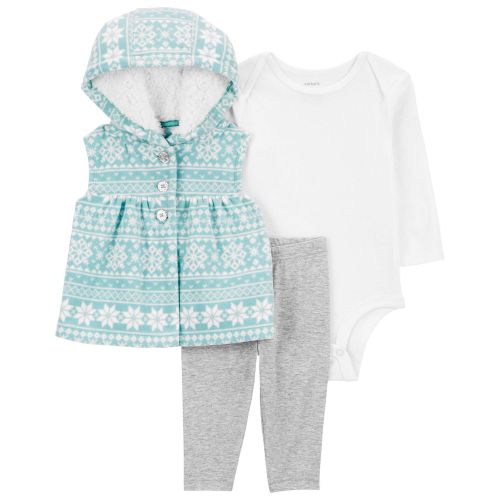 Baby 3-Piece Fair Isle Little Vest Set - Carter's | Carter's