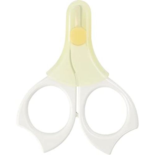 Pigeon Baby Nail Scissors with Rounded Tip, 0 Months (MADE IN JAPAN)
