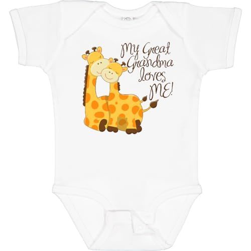 inktastic My Great Grandma Loves Me Baby Bodysuit