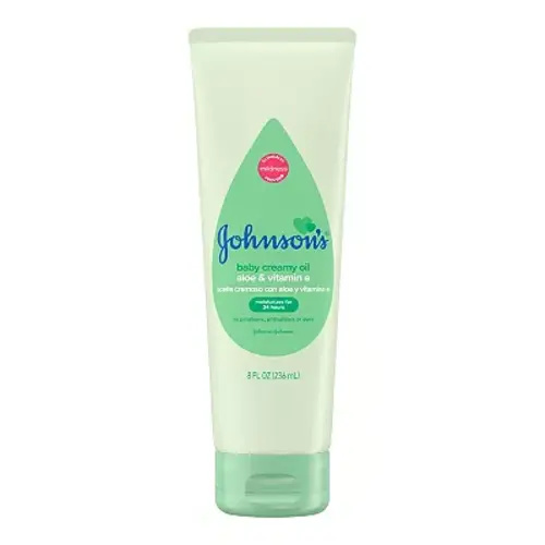 Johnson's® Baby Creamy Oil, Aloe & Vitamin E