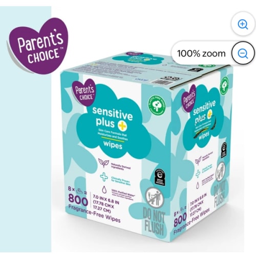 Parent's Choice Toallitas para Bebé Sensitive Plus 800 Unidades