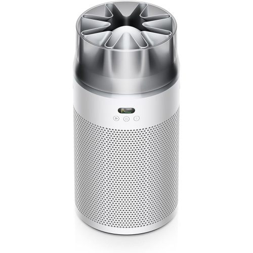 Dyson Hushjet Compact Purifier, Engineered for Powerful, Whisper-quiet, Whole-room Air Purification, Homes with Pets, Allergies, Fully-sealed filtration, 5-year no change filter (White/Silver)