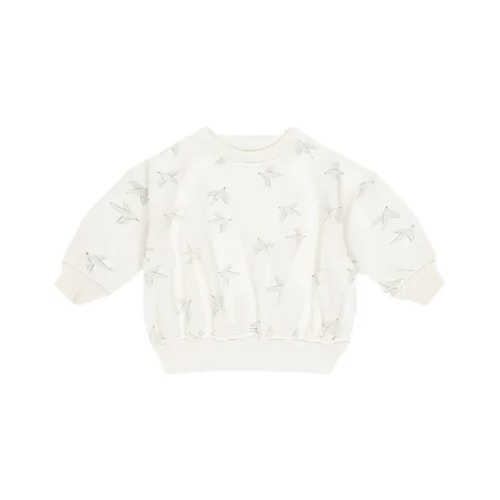 Quincy Mae - Relaxed Sweatshirt Birds