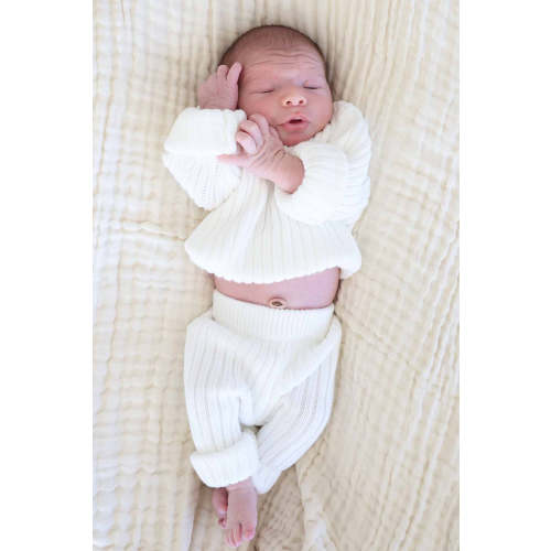 Knit Sweater & Pant Set | Dove