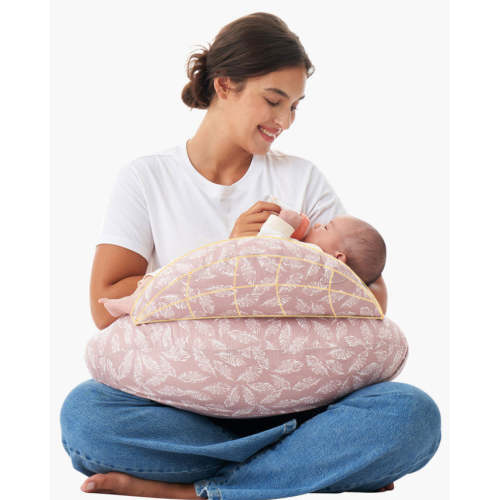 Adjustable Nursing Pillow in Light Pink – Momcozy