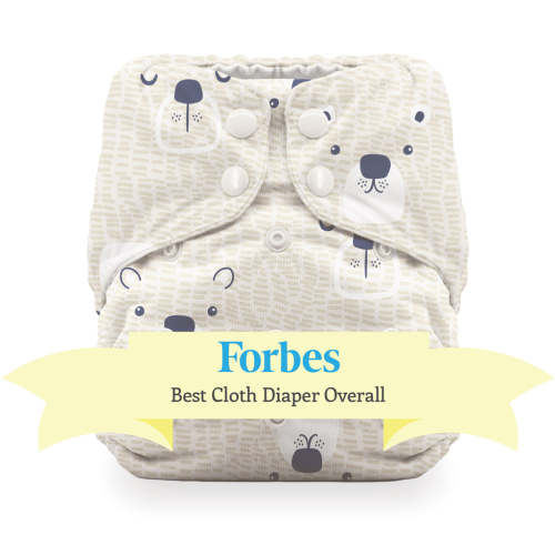 Best Rated All in One Cloth Diaper | Natural Cotton + Hemp | One Size