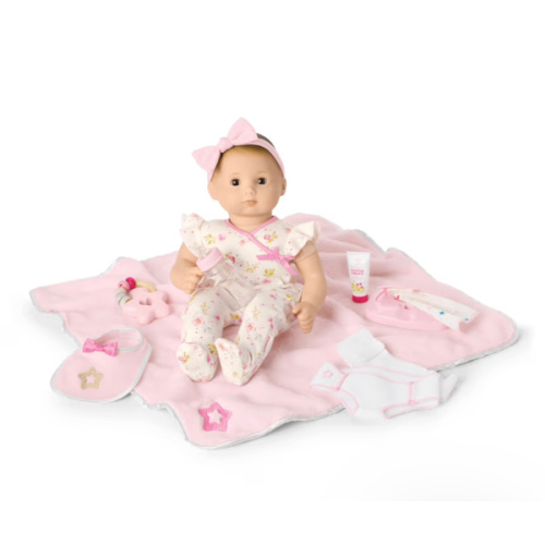 Bitty Baby® Doll #2 with brown hair Care & Play Set