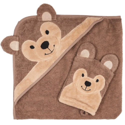 Hooded Towel - Banjo The Bear – Riff Raff Baby US