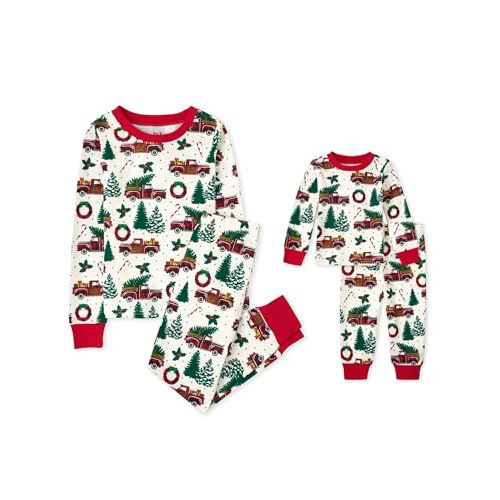 The Children's Place Family Matching Christmas Pajama Sets, Cotton