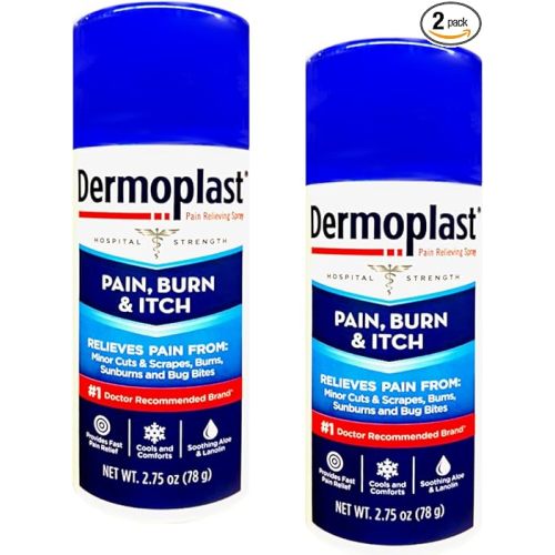Dermoplast Pain Relieving Spray- 2 oz (Pack of 2)
