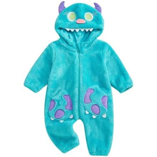 Toddler Baby Halloween Costume Baby Girl Boy Halloween Jumpsuit Fall Winter Clothes for Infant Toddler Kids