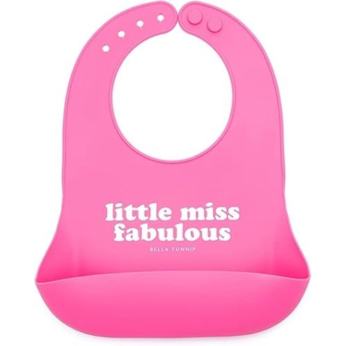 Bella Tunno Wonder Bib – Waterproof Silicone Bibs for Boys & Girls, Non-toxic & BPA Free Silicone Baby Bibs & Toddler Bibs