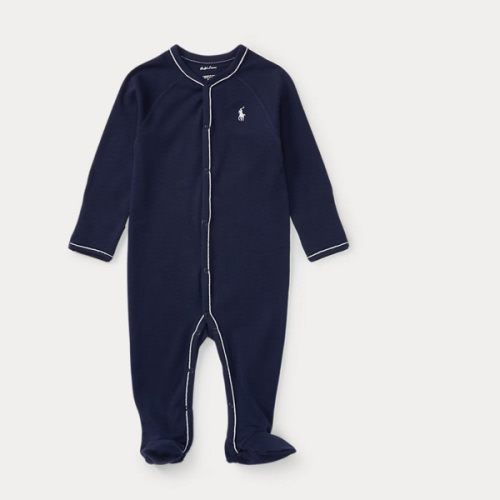Cotton Jersey Footed Coverall | One-Pieces Baby | Ralph Lauren