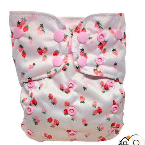 One Size Pocket Diaper | Berry Sweet