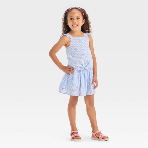 Toddler Girls' Palm Printed Top & Skort Set - Cat & Jack™ Off-White 2T