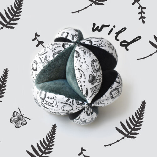 Sensory Clutch Ball, Wild - Wee Gallery Infant Development | Maisonette