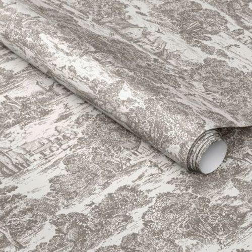 Toile Stone Gray Peel and Stick Wallpaper - Threshold™