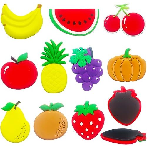 Fridge Magnets for Toddlers 1-3, Fruit Refrigerator Magnets for Kids, 3D Design Magnetic Toys for Toddlers, Durable & Large Size, Full Back Magnet Cute Toy, Early Education Gift for Baby