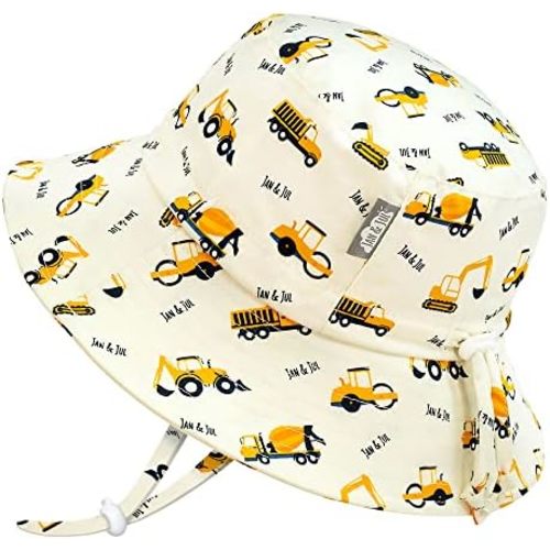 JAN & JUL Grow-with-Me Cotton Bucket Sun-Hat for Baby and Kids