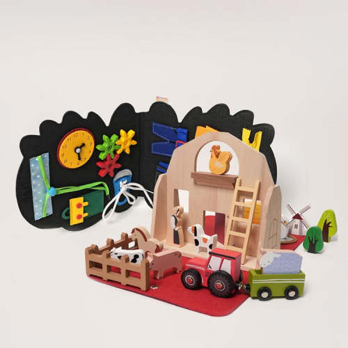 Montessori Traveling Farm Bundle – Farm & Dino Fun