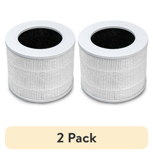 (2 pack) Levoit Core Mini-P-RF Air Purifier Replacement Air Filter for Core Mini, Core Mini-P, and Core Mini with Night Light Series, 1 Pack
