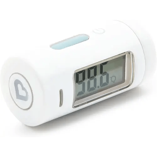 Munchkin Forehead Baby Thermometer for Newborns, Kids and Adults, No Touch, Infrared, Fast 1 Second Digital Reading, Travel Case, White